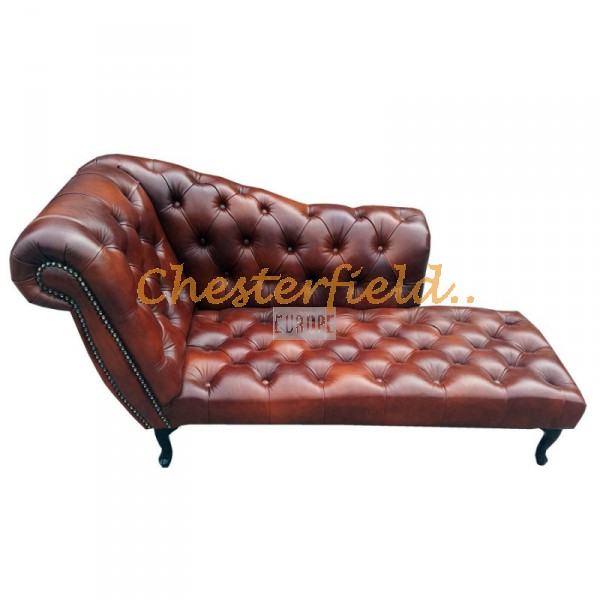 Recamiere Pompadour Chesterfield Linksseitig C12 Antikwhisky