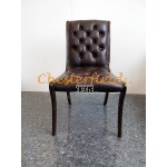 Classic Antikbraun Chesterfield Stuhl A5