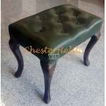 Chesterfield Cambridge Hocker 40x60 Antikgrün (A8)