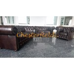 Classic Antikbraun (A5) Chesterfield Sessel