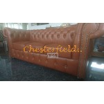 Classic Antikwhisky 3-Sitzer Chesterfield Sofa