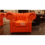 Classic XL Orange (K6) Chesterfield Sessel