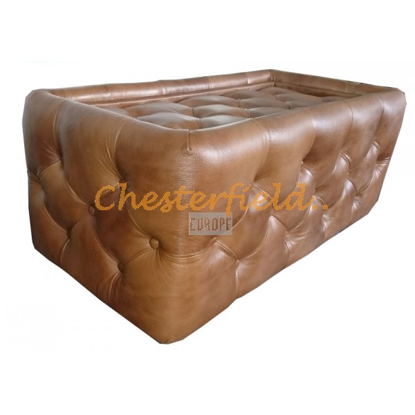 Chesterfield Tisch 60x120 Antikgold