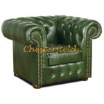 Classic Antikgruen (A8) Chesterfield Sessel 