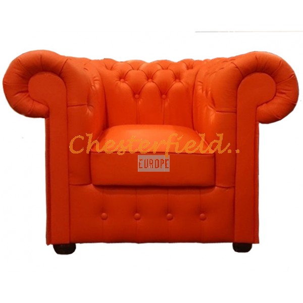 Classic Orange (K6) Chesterfield Sessel