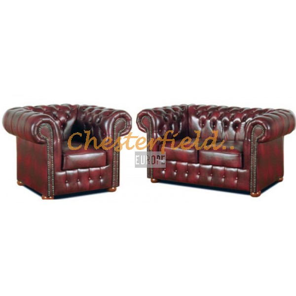 Classic 21 Antikrot Chesterfield Garnitur - TheChesterfields.de