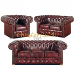 Classic 321 Antikrot Chesterfield Garnitur