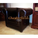 London XL Antikbraun (A5) COLA Chesterfield Sessel 