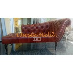 Recamiere Pompadour Chesterfield Rechtsseitig  C12 Antikwhisky