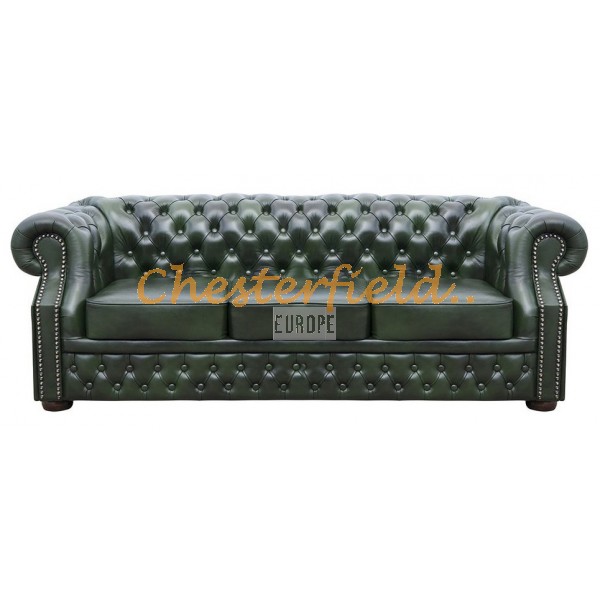 Windsor Antikgruen 3-Sitzer Chesterfield Sofa - TheChesterfields.de