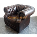 Windsor XL Antikbraun (A5) Chesterfield Sessel 