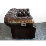 Windsor XL Antikbraun (A5) Chesterfield Sessel 