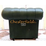 Classic XL Antikgruen (A8) Chesterfield Sessel 