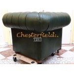 Classic Antikgruen (A8) Chesterfield Sessel 