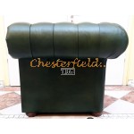 Classic XL Antikgruen (A8) Chesterfield Sessel 