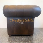 Classic Antik Mittelbraun (A5M) Chesterfield Sessel 