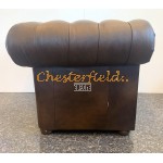 Classic XL Antik mittelbraun (A5M) Chesterfield Sessel 