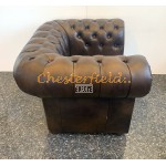 Classic XL Antik mittelbraun (A5M) Chesterfield Sessel 