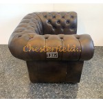 Classic XL Antik mittelbraun (A5M) Chesterfield Sessel 