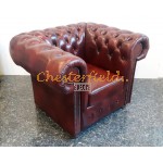 Classic Antikrot (A7) Chesterfield Sessel 