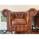 Classic 311 Antikwhisky Chesterfield Garnitur