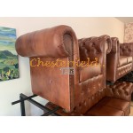 Classic Antikwhisky (C12) Chesterfield Sessel 