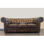 Classic 311 Antik mittelbraun Chesterfield Garnitur A5M