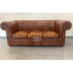 London Whisky (C12) 3-Sitzer Chesterfield Sofa 