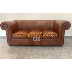 London Whisky (C12) 3-Sitzer Chesterfield Sofa 