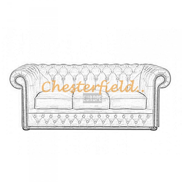 Lord XL 3-Sitzer Chesterfield Ledersofa in anderen Farben