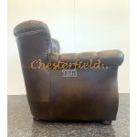 Monk Chesterfield Sessel  Antikmittelbraun (A5M)