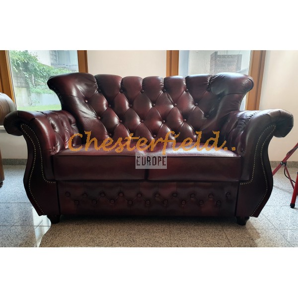 Monk Antikrot 2-Sitzer Chesterfield Sofa (A7)