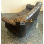 Monk Antikmittelbraun 3-Sitzer Chesterfield Sofa (A5M)