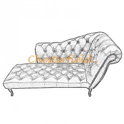 Recamiere Pompadour Chesterfield - TheChesterfields.de