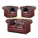 Classic 211 Antikrot Chesterfield Garnitur