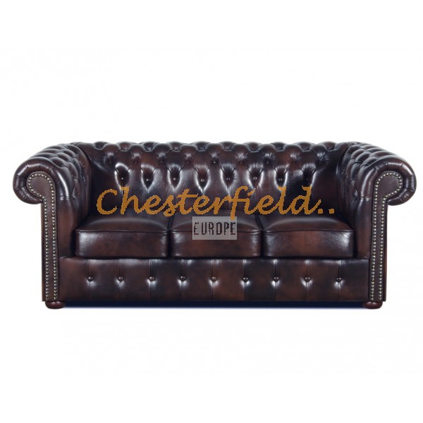 Classic Antikbraun 3-Sitzer Chesterfield Sofa