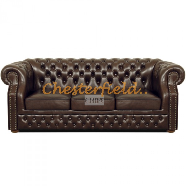 Windsor Antikbraun 3-Sitzer Chesterfield Sofa - TheChesterfields.de