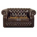 Windsor XL Antikbraun 2-Sitzer Chesterfield Sofa