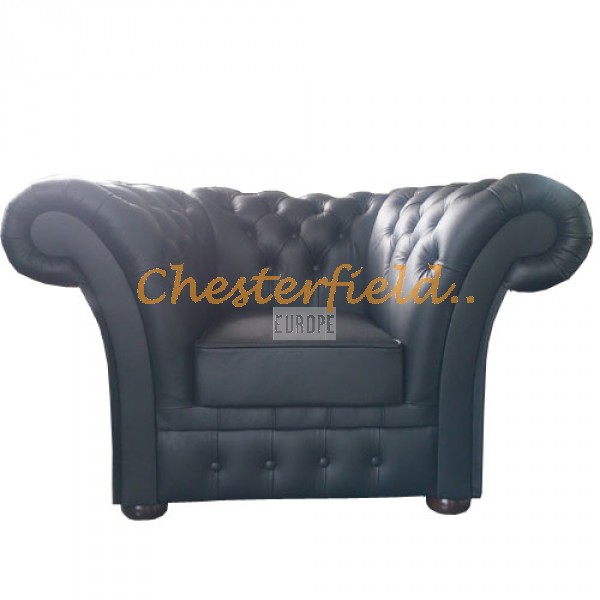 Windchester XL Schwarz Chesterfield Sessel 