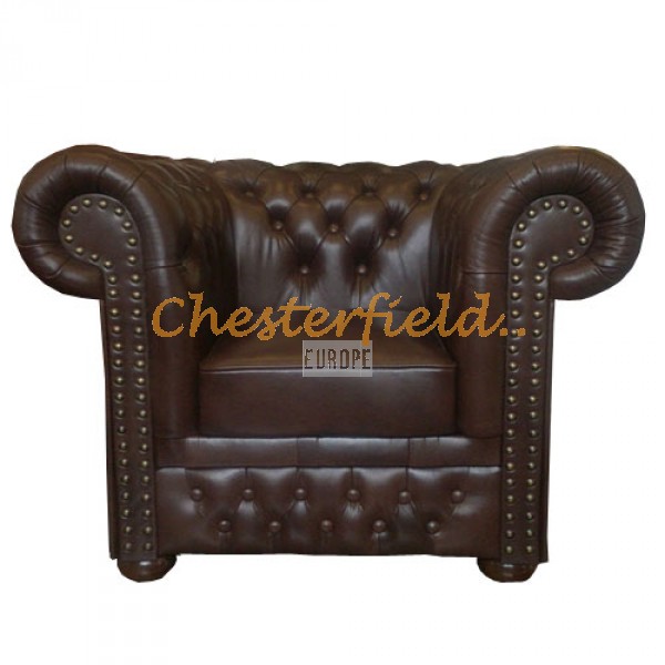 Lord Antikbraun (A5) Chesterfield Sessel 