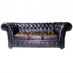 Windchester Antikbraun 3-Sitzer Chesterfield Sofa - TheChesterfields.de