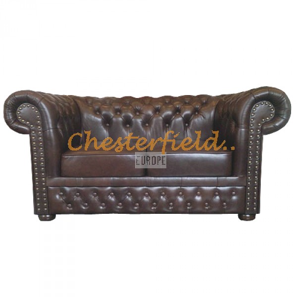 Lord Antikbraun 2-Sitzer Chesterfield Sofa