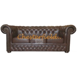 Lord Antikbraun 3-Sitzer Chesterfield Sofa - TheChesterfields.de