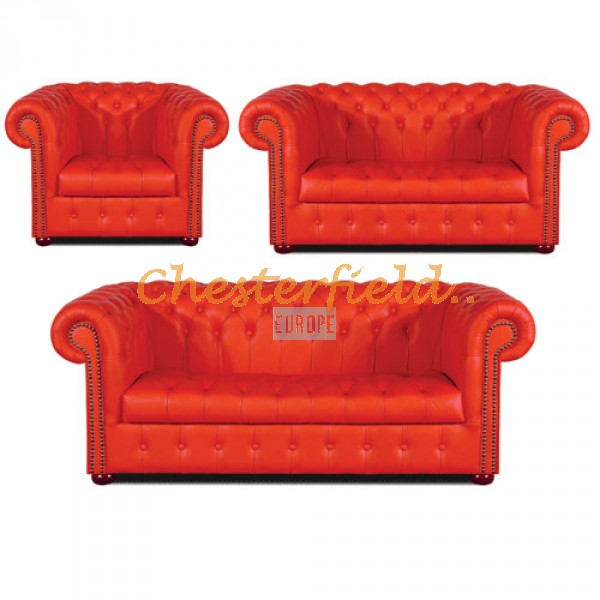 Williams 321 Rot Chesterfield Garnitur