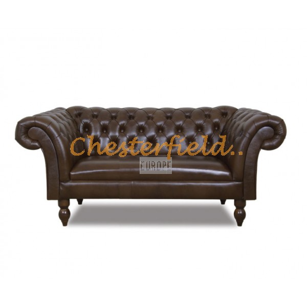 Diva Antikbraun 2-Sitzer Chesterfield Sofa 