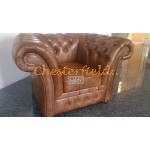 Windchester Antik Gold (S12) Chesterfield Sessel