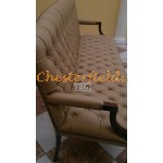 King 311 Cappucchino Chesterfield Garnitur