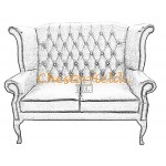 Chesterfield Queen 2-Sitzer Sofa in anderen Farben 