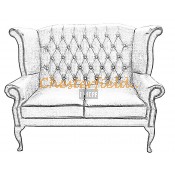 Queen 2er Chesterfield Sofa (2)