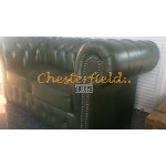 Classic 21 Antikgruen Chesterfield Garnitur